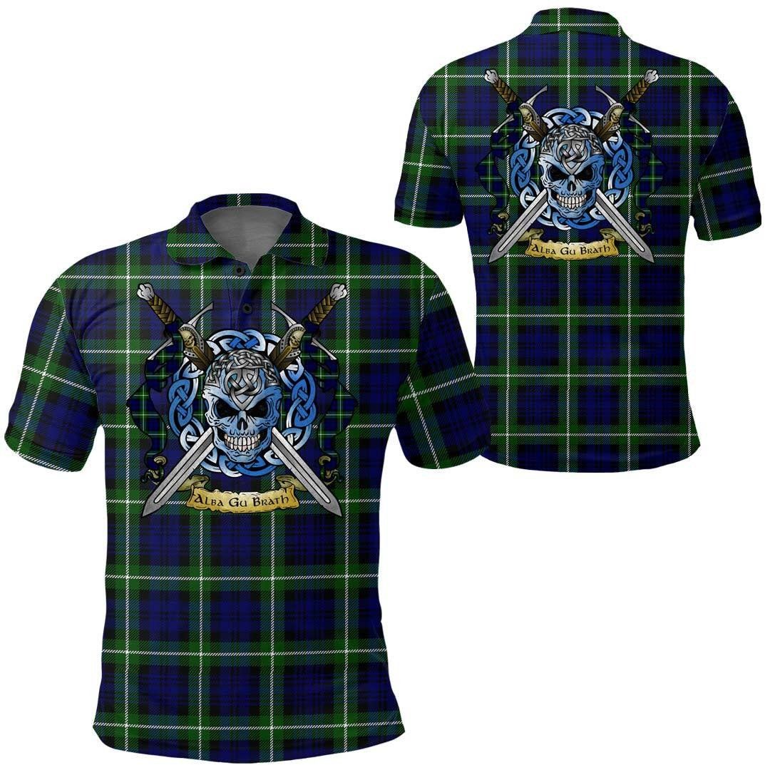 Clothing - Lamont Modern Tartan Polo Shirt Celtic Scottish Warrior - Golf Shirt A7 Clothing - Lamont Modern Tartan Polo Shirt Celtic Scottish Warrior - Golf Shirt A7