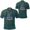 Clothing - Lauder Tartan Polo Shirt Celtic Scottish Warrior - Golf Shirt A7