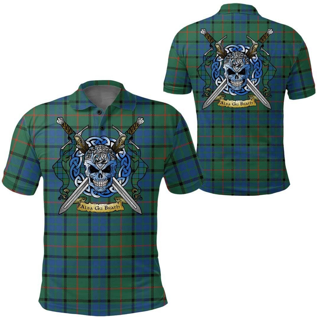 Clothing - Lauder Tartan Polo Shirt Celtic Scottish Warrior - Golf Shirt A7 Clothing - Lauder Tartan Polo Shirt Celtic Scottish Warrior - Golf Shirt A7
