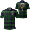 Clothing - Leslie Hunting Ancient Clan Tartan Crest Polo Shirt A7