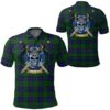 Clothing - Lockhart Tartan Polo Shirt Celtic Scottish Warrior - Golf Shirt A7