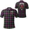 Clothing - Logan Modern Clan Tartan Crest Polo Shirt A7