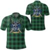 Clothing - MacArthur Ancient Tartan Polo Shirt Celtic Scottish Warrior - Golf Shirt A7