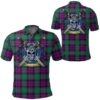 Clothing - MacArthur – Milton Tartan Polo Shirt Celtic Scottish Warrior - Golf Shirt A7