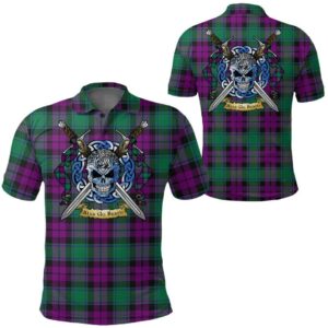 Clothing - MacArthur – Milton Tartan Polo Shirt Celtic Scottish Warrior - Golf Shirt A7