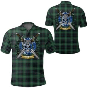 Clothing - MacAulay Hunting Ancient Tartan Polo Shirt Celtic Scottish Warrior - Golf Shirt A7