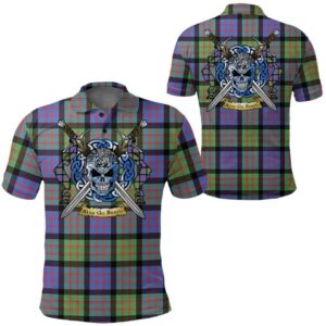 Clothing - MacDonald Ancient Tartan Polo Shirt Celtic Scottish Warrior - Golf Shirt A7