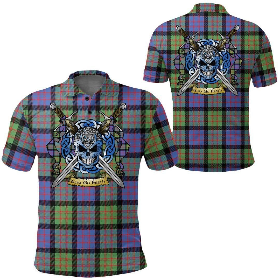 Clothing - MacDonald Ancient Tartan Polo Shirt Celtic Scottish Warrior - Golf Shirt A7 Clothing - MacDonald Ancient Tartan Polo Shirt Celtic Scottish Warrior - Golf Shirt A7