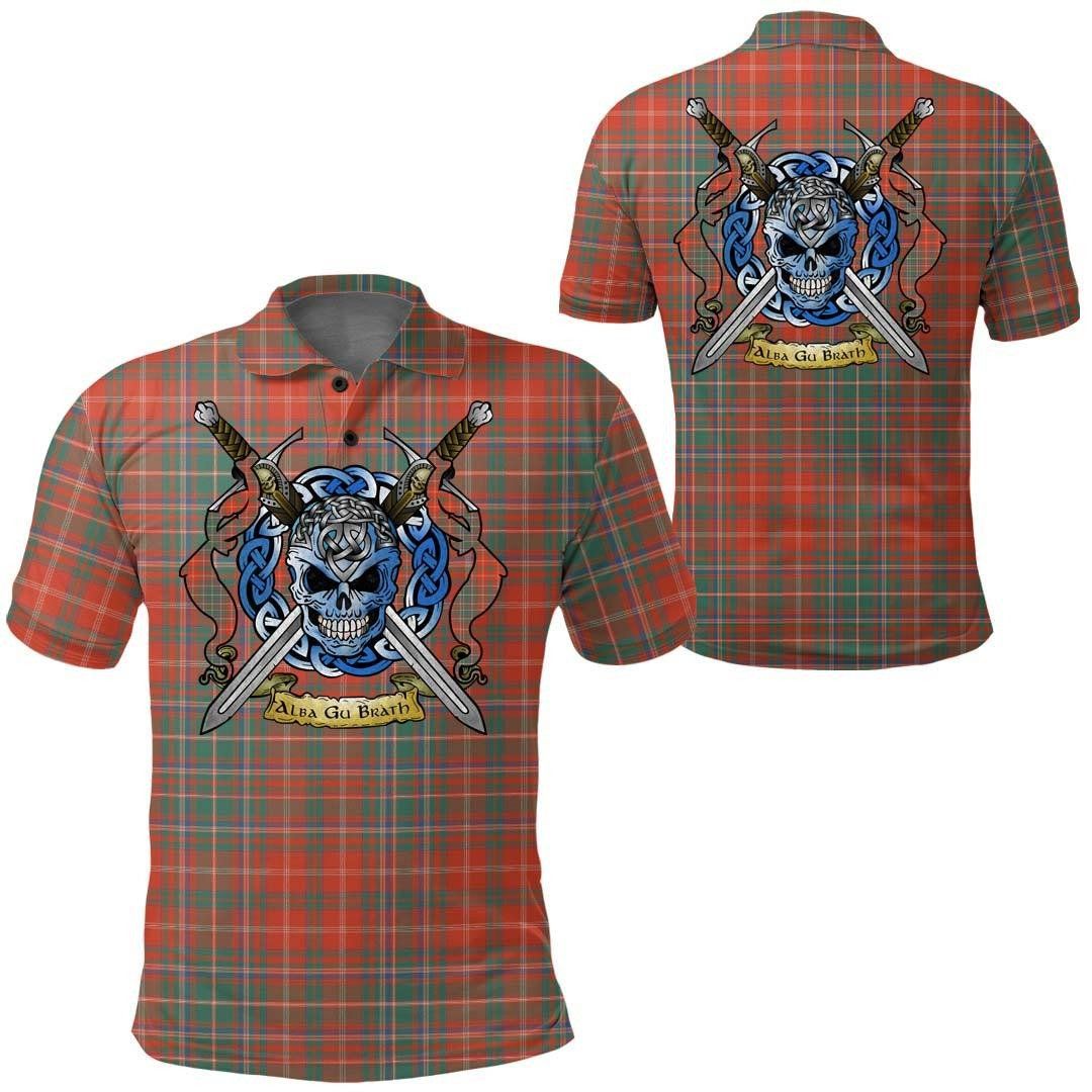Clothing - MacDougall Ancient Tartan Polo Shirt Celtic Scottish Warrior - Golf Shirt A7 Clothing - MacDougall Ancient Tartan Polo Shirt Celtic Scottish Warrior - Golf Shirt A7