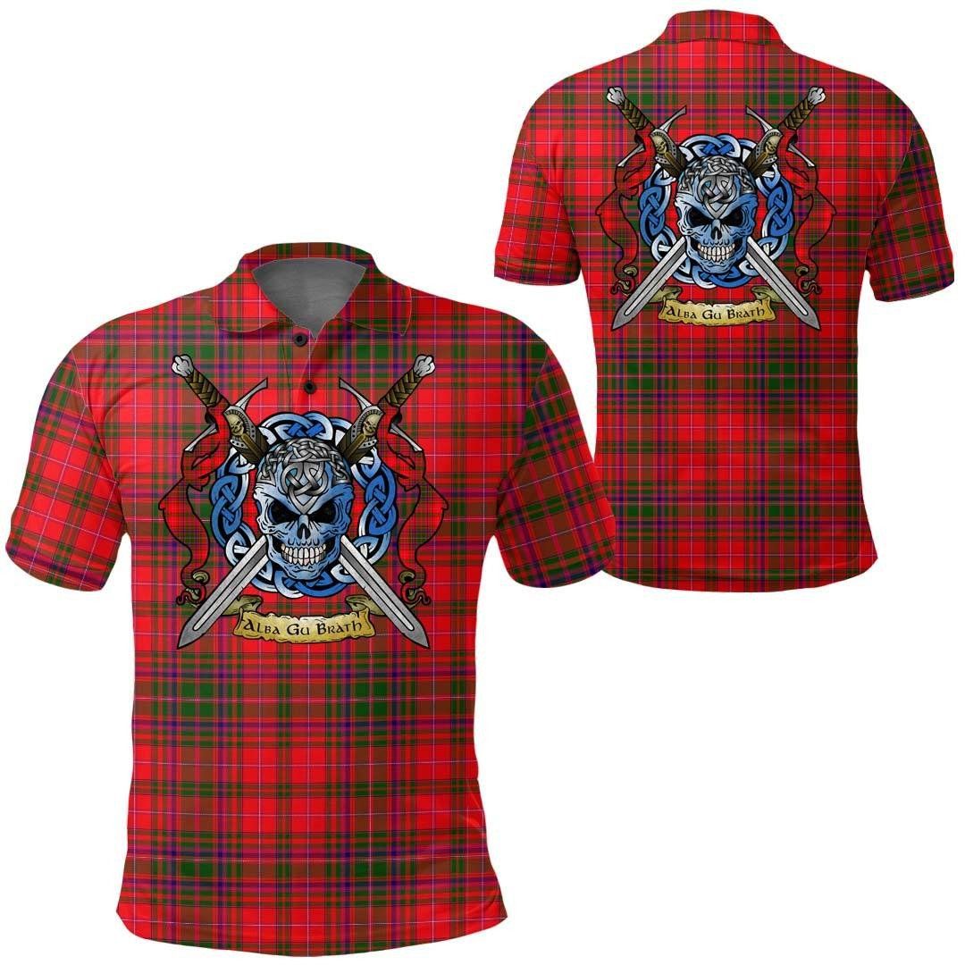 Clothing - MacDougall Modern Tartan Polo Shirt Celtic Scottish Warrior - Golf Shirt A7 Clothing - MacDougall Modern Tartan Polo Shirt Celtic Scottish Warrior - Golf Shirt A7