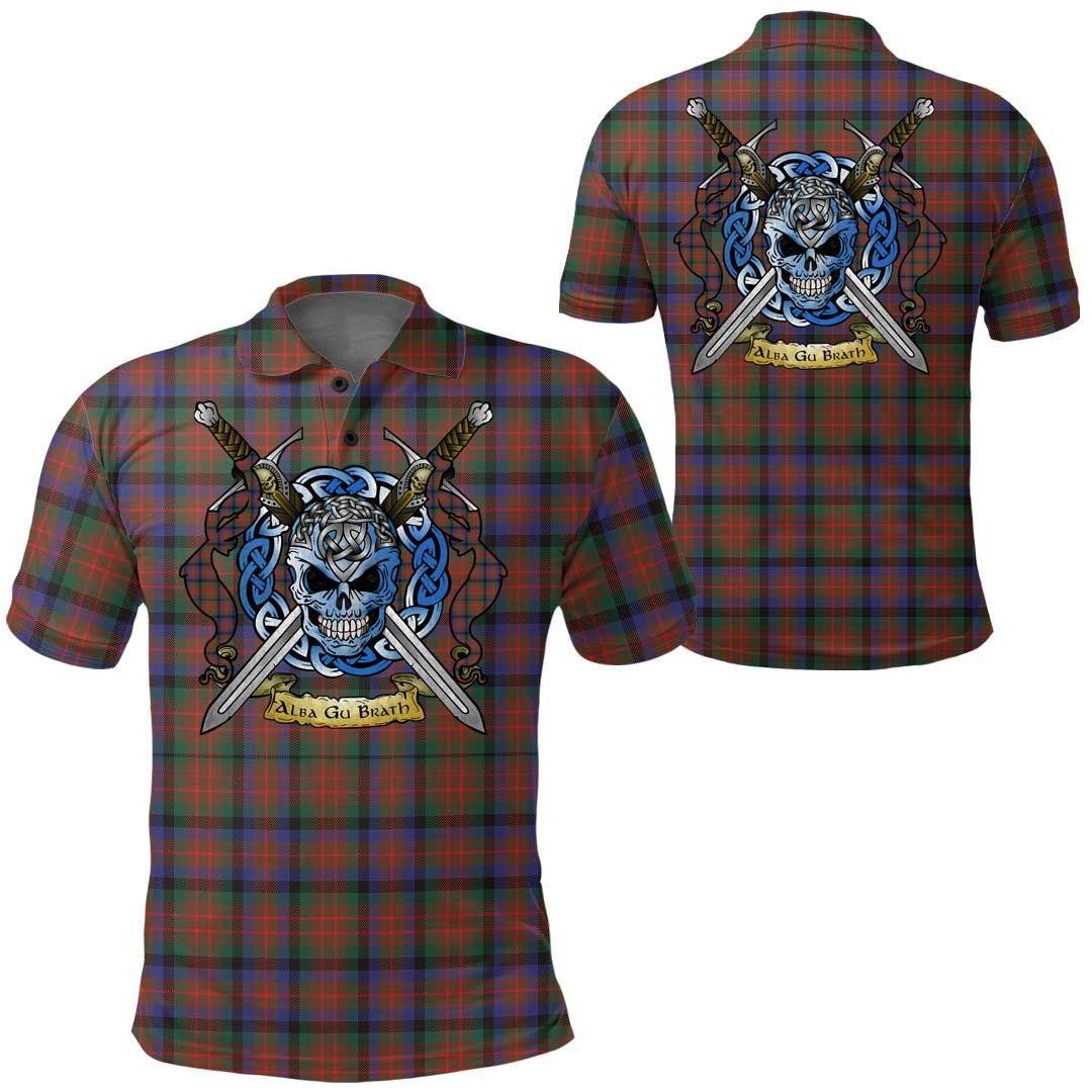 Clothing - MacDuff Hunting Modern Tartan Polo Shirt Celtic Scottish Warrior - Golf Shirt A7 Clothing - MacDuff Hunting Modern Tartan Polo Shirt Celtic Scottish Warrior - Golf Shirt A7