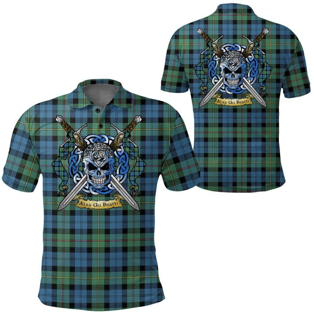 Clothing - MacEwen Ancient Tartan Polo Shirt Celtic Scottish Warrior - Golf Shirt A7 Clothing - MacEwen Ancient Tartan Polo Shirt Celtic Scottish Warrior - Golf Shirt A7