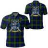 Clothing - MacEwen Modern Tartan Polo Shirt Celtic Scottish Warrior - Golf Shirt A7