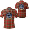 Clothing - MacGill Modern Tartan Polo Shirt Celtic Scottish Warrior - Golf Shirt A7