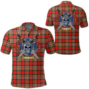 Clothing - MacGill Modern Tartan Polo Shirt Celtic Scottish Warrior - Golf Shirt A7