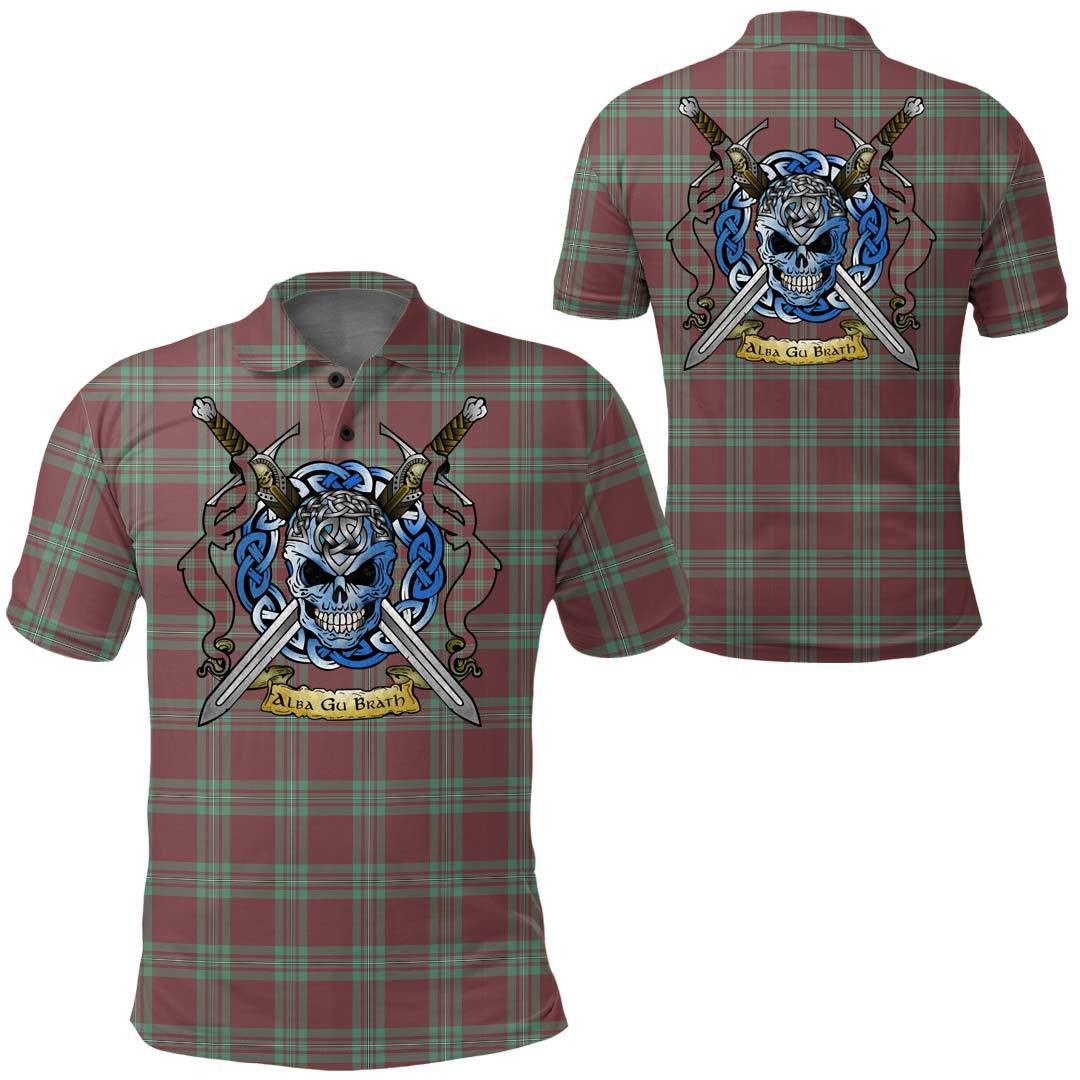Clothing - MacGregor Hunting Ancient Tartan Polo Shirt Celtic Scottish Warrior - Golf Shirt A7 Clothing - MacGregor Hunting Ancient Tartan Polo Shirt Celtic Scottish Warrior - Golf Shirt A7