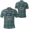 Clothing - MacInnes Ancient Tartan Polo Shirt Celtic Scottish Warrior - Golf Shirt A7