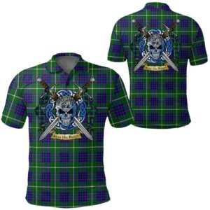 Clothing - MacIntyre Hunting Modern Tartan Polo Shirt Celtic Scottish Warrior - Golf Shirt A7