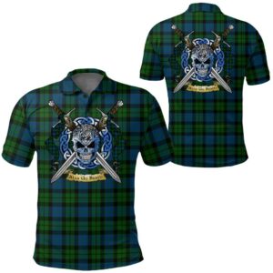 Clothing - MacKay Modern Tartan Polo Shirt Celtic Scottish Warrior - Golf Shirt A7