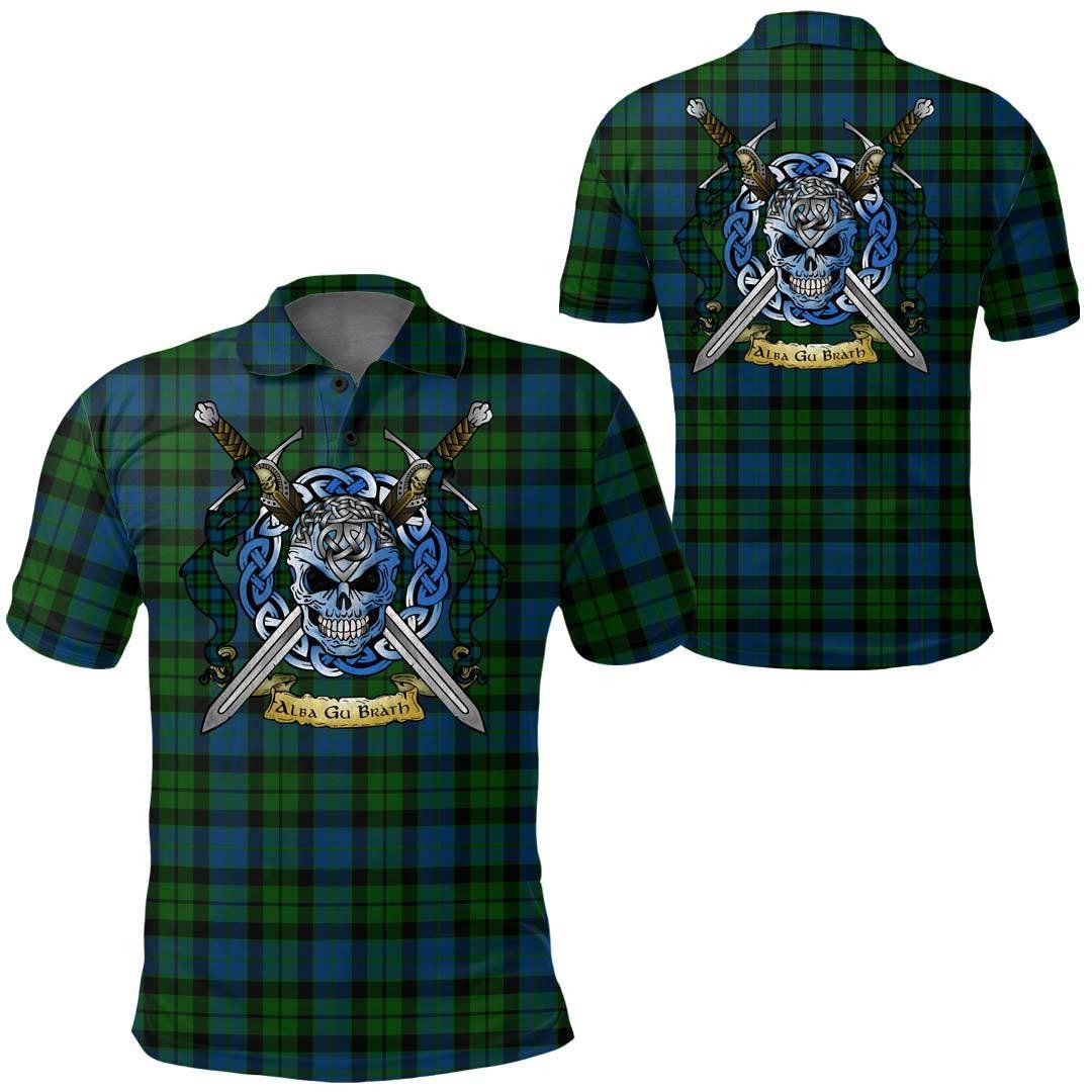 Clothing - MacKay Modern Tartan Polo Shirt Celtic Scottish Warrior - Golf Shirt A7 Clothing - MacKay Modern Tartan Polo Shirt Celtic Scottish Warrior - Golf Shirt A7