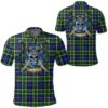 Clothing - MacKellar Tartan Polo Shirt Celtic Scottish Warrior - Golf Shirt A7
