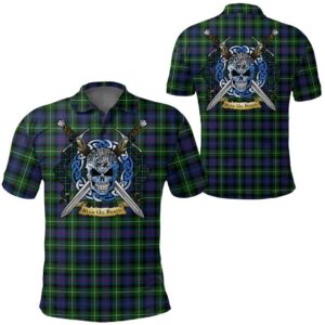 Clothing - MacKenzie Modern Tartan Polo Shirt Celtic Scottish Warrior - Golf Shirt A7