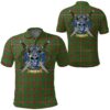 Clothing - MacKinnon Hunting Modern Tartan Polo Shirt Celtic Scottish Warrior - Golf Shirt A7