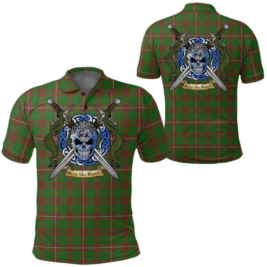 Clothing - MacKinnon Hunting Modern Tartan Polo Shirt Celtic Scottish Warrior - Golf Shirt A7 Clothing - MacKinnon Hunting Modern Tartan Polo Shirt Celtic Scottish Warrior - Golf Shirt A7