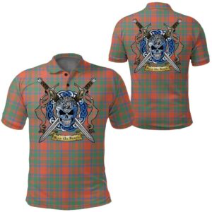Clothing - MacKintosh Ancient Tartan Polo Shirt Celtic Scottish Warrior - Golf Shirt A7