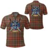 Clothing - MacKintosh Hunting Weathered Tartan Polo Shirt Celtic Scottish Warrior - Golf Shirt A7