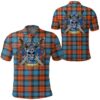 Clothing - MacLachlan Ancient Tartan Polo Shirt Celtic Scottish Warrior - Golf Shirt A7