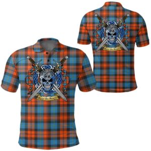 Clothing - MacLachlan Ancient Tartan Polo Shirt Celtic Scottish Warrior - Golf Shirt A7