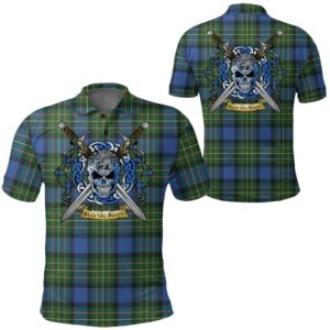Clothing - MacLaren Ancient Tartan Polo Shirt Celtic Scottish Warrior - Golf Shirt A7