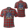 Clothing - MacLeay Tartan Polo Shirt Celtic Scottish Warrior - Golf Shirt A7