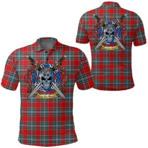 Clothing - MacLeay Tartan Polo Shirt Celtic Scottish Warrior - Golf Shirt A7