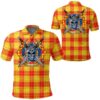 Clothing - MacLeod of Raasay Tartan Polo Shirt Celtic Scottish Warrior - Golf Shirt A7