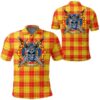 Clothing - MacMillan Clan Tartan Polo Shirt Celtic Scottish Warrior - Golf Shirt A7