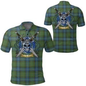 Clothing - MacMillan Hunting Ancient Tartan Polo Shirt Celtic Scottish Warrior - Golf Shirt A7