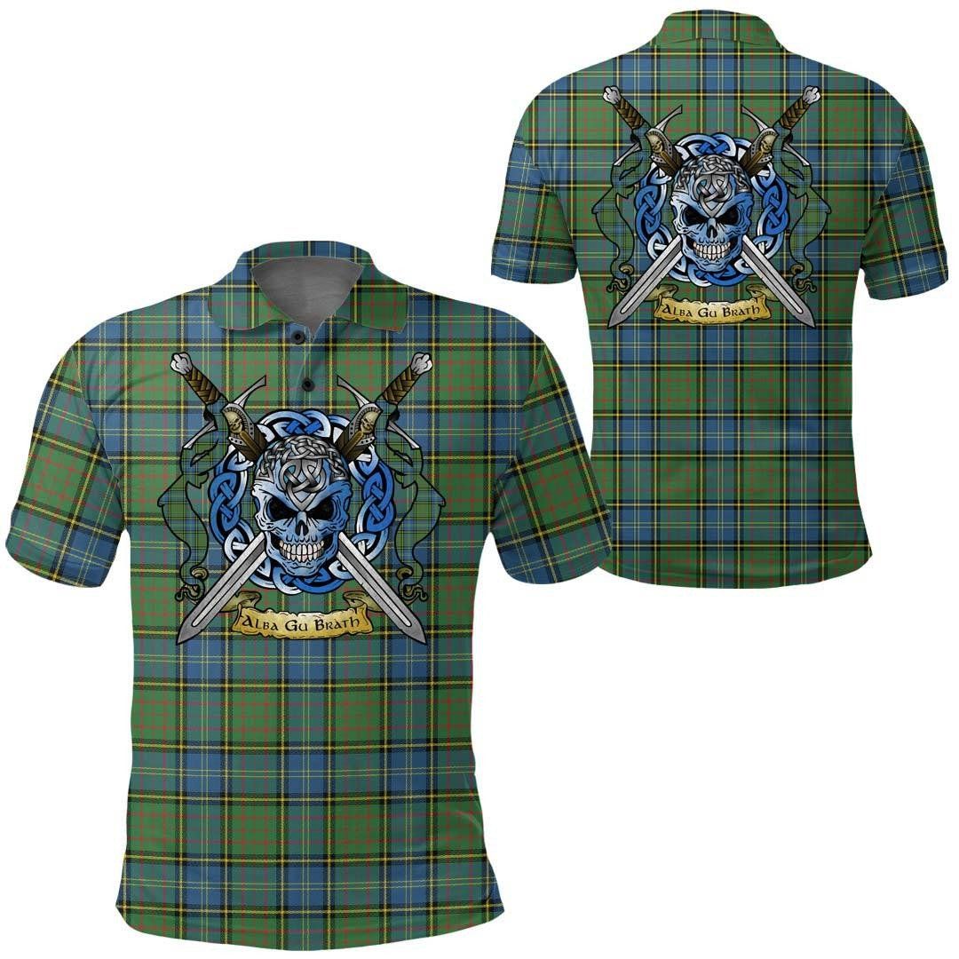 Clothing - MacMillan Hunting Ancient Tartan Polo Shirt Celtic Scottish Warrior - Golf Shirt A7 Clothing - MacMillan Hunting Ancient Tartan Polo Shirt Celtic Scottish Warrior - Golf Shirt A7