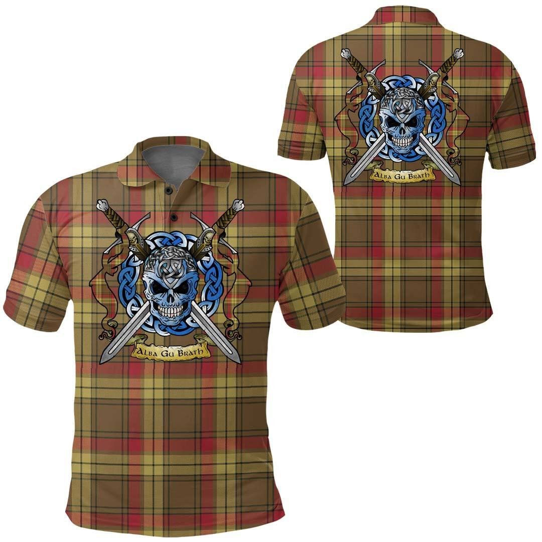 Clothing - MacMillan Old Weathered Tartan Polo Shirt Celtic Scottish Warrior - Golf Shirt A7 Clothing - MacMillan Old Weathered Tartan Polo Shirt Celtic Scottish Warrior - Golf Shirt A7