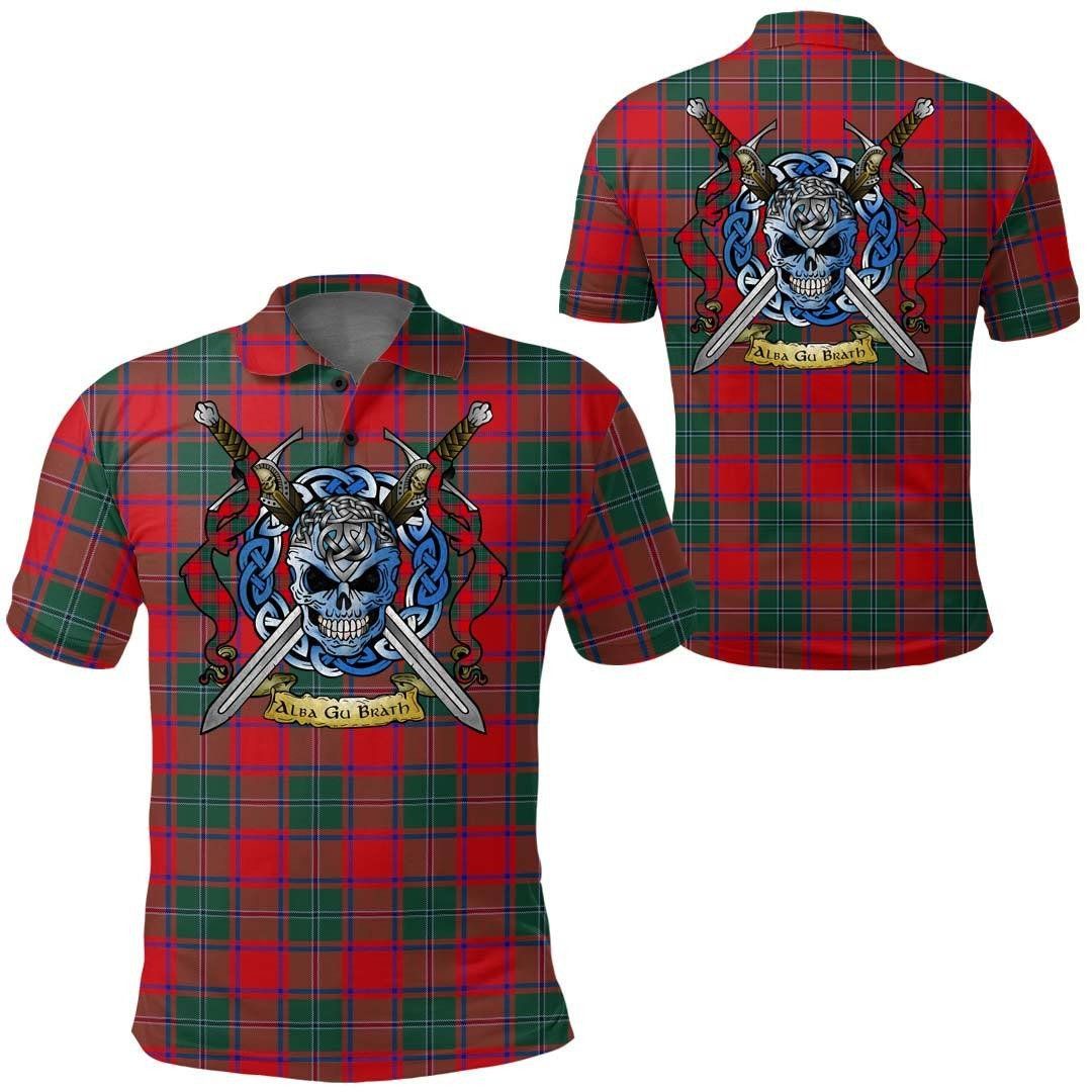 Clothing - MacPhail Clan Tartan Polo Shirt Celtic Scottish Warrior - Golf Shirt A7 Clothing - MacPhail Clan Tartan Polo Shirt Celtic Scottish Warrior - Golf Shirt A7