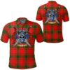 Clothing - MacQuarrie Modern Tartan Polo Shirt Celtic Scottish Warrior - Golf Shirt A7