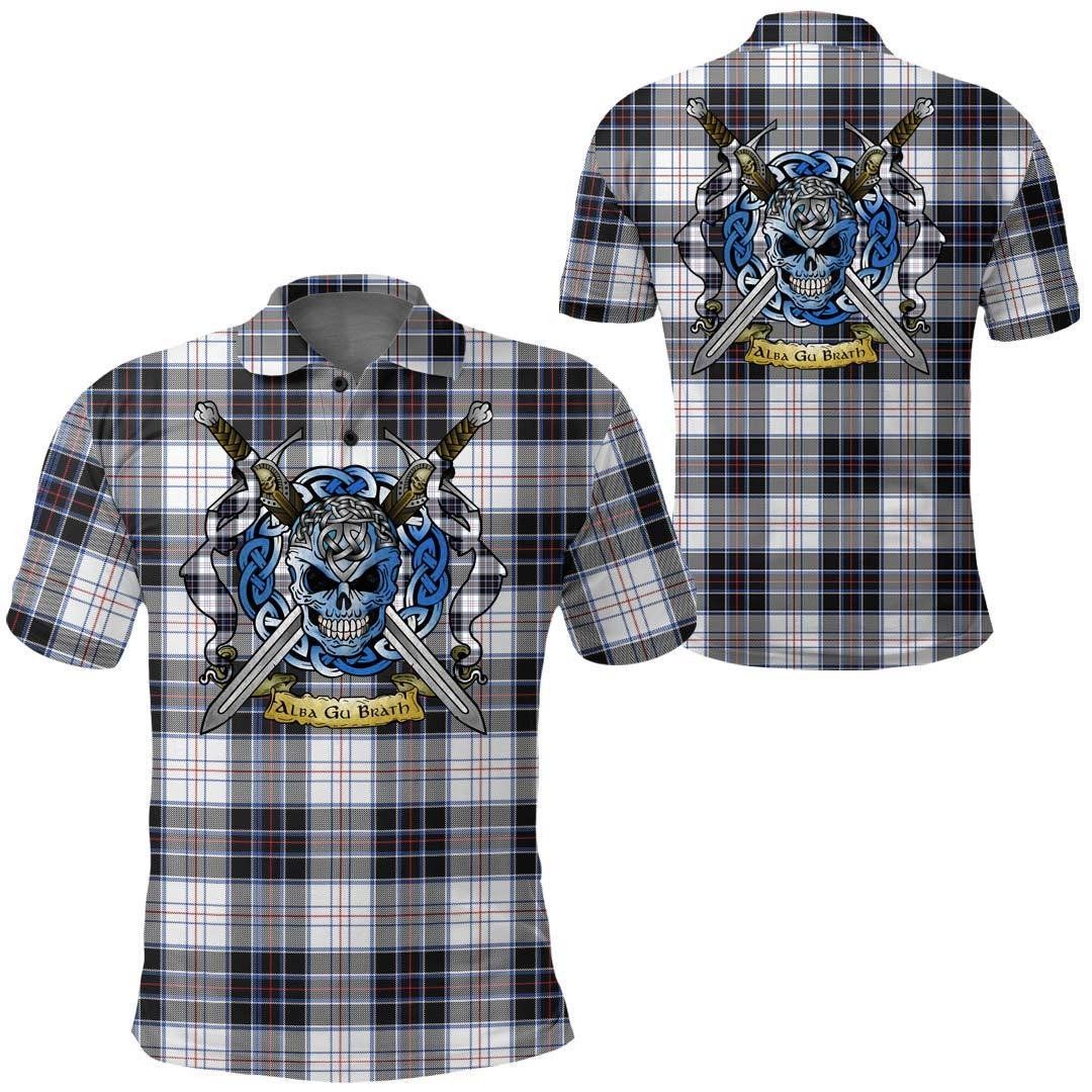 Clothing - MacRae Dress Modern Tartan Polo Shirt Celtic Scottish Warrior - Golf Shirt A7 Clothing - MacRae Dress Modern Tartan Polo Shirt Celtic Scottish Warrior - Golf Shirt A7