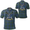 Clothing - MacRae Hunting Ancient Tartan Polo Shirt Celtic Scottish Warrior - Golf Shirt A7