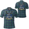 Clothing - MacTaggart Ancient Tartan Polo Shirt Celtic Scottish Warrior - Golf Shirt A7