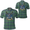 Clothing - MacThomas Ancient Tartan Polo Shirt Celtic Scottish Warrior - Golf Shirt A7
