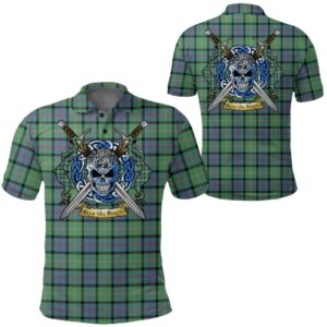 Clothing - MacThomas Ancient Tartan Polo Shirt Celtic Scottish Warrior - Golf Shirt A7