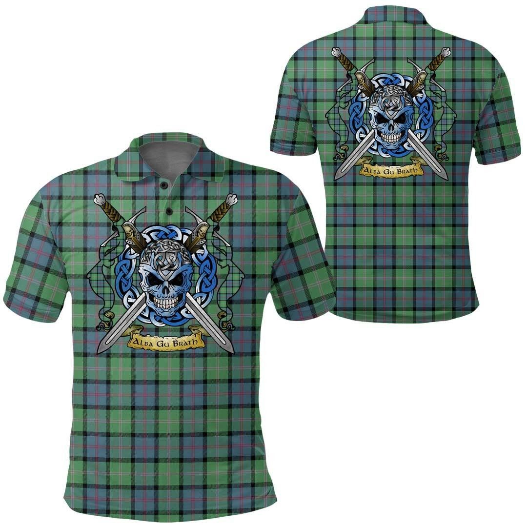 Clothing - MacThomas Ancient Tartan Polo Shirt Celtic Scottish Warrior - Golf Shirt A7 Clothing - MacThomas Ancient Tartan Polo Shirt Celtic Scottish Warrior - Golf Shirt A7