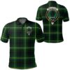 Clothing - Macarthur Modern Clan Tartan Crest Polo Shirt A7