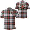 Clothing - Macduff Dress Modern Clan Tartan Crest Polo Shirt A7